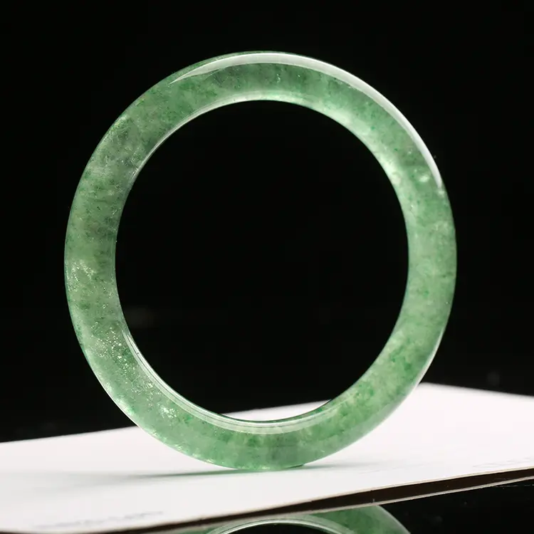 Bijoux en pierres semi-précieuses Bracelet en cristal de fraise verte Bracelet en cristal