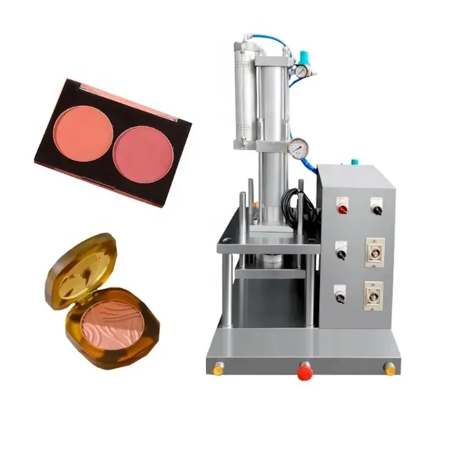 Fard à paupières ombre à paupières poudre cosmétique presse moule presse compact blush poudre pressage Machine industrielle automatique