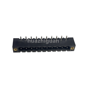 2EDGKM 5,08 MM 10 Pin Macho Negro Auto Terminal Arnés de cables Conector a tope PCB Enchufe de cableado Bloques de enchufe 2EDGM-5.08-10P-21 - Product Image 2