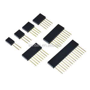 Personalizzato 2.54mm singola fila femmina perni lunghi 11mm Breakaway PCB Board Pin Header socket connettore 1*2/3/4/6/8/10/15Pin per Arduino - Product Image 3