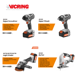 VICRING <strong>Big</strong> Surprise !!!Combo Power Tool Set Brushless Drill Cordless Tool <strong>Kits</strong> Power Tool Combo <strong>Kits</strong> <strong>Easy</strong>-to-use - Product Image 4