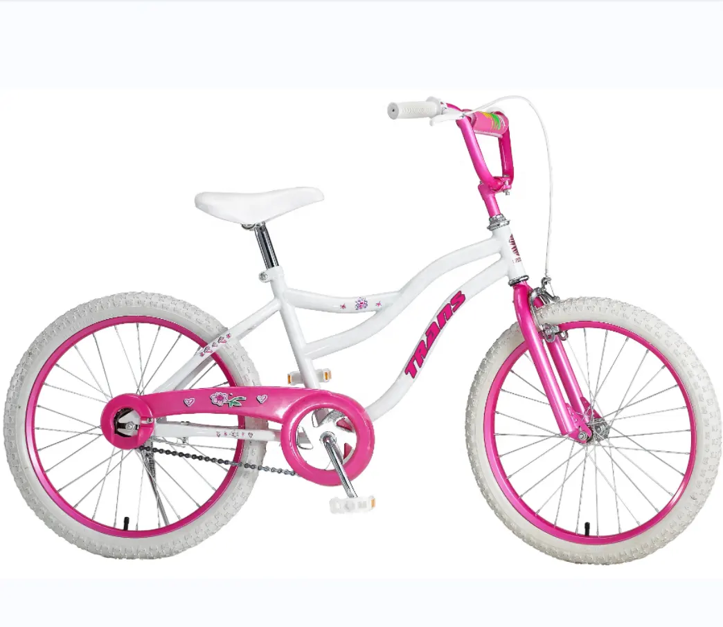 गर्म बिक्री सस्ते सफेद टायर 20 इंच BMX फ्रेम बच्चों को साइकिल के साथ लोकप्रिय रंग निर्माता के लिए लड़कियों बच्चों बाइक