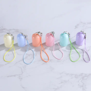 3ml 5ml 10ml Empty Glass Bottle with Stainless Steel Roller Ball Colored Hanging Cap Essential Oil Clear <strong>Perfume</strong> Roll on Bottle - Product Image 2