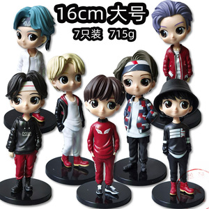 2023 Year Figure Bangtan Boy Groups Doll Model Cute Star Idol 15cm PVC Action Figures Christmas Birthday Gift <strong>Toys</strong> for Children - Product Image 1