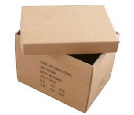 Directo de fábrica barato de alta calidad corrugado Archivo de Oficina impreso banqueros archivo caja de cartón de almacenamiento con asa - Product Image 6