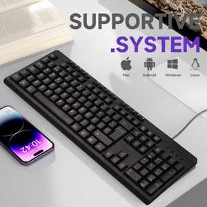 French Russian Spain Teclados USB <strong>Keyboard</strong> Ergonomic Multifunction key Optical <strong>Keyboard</strong> Factory <strong>Computer</strong> Office Wired <strong>Keyboard</strong> - Product Image 6