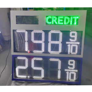 ป้ายบอกทางแก๊สดิจิทัลสำหรับกลางแจ้งมีจอ LED 16นิ้ว8.889/10สำหรับสถานีบริการน้ำมัน - Product Image 2