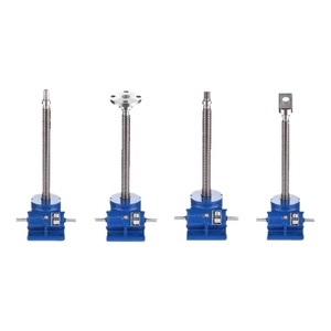 Hydraulic Screw Gear Box Spiral Jack Worm Gear Electric Motorized <strong>Mini</strong> 5 Ton Screw Jack with Running Screw 12 Material OEM
