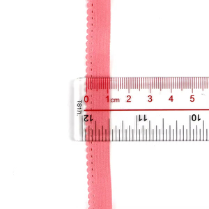 Nhà Máy Bán buôn đầy màu sắc răng edge12mm Nylon Picot đàn hồi ren <span class=keywords><strong>TRIM</strong></span> dệt kim ren ban nhạc đàn hồi - Product Image 2