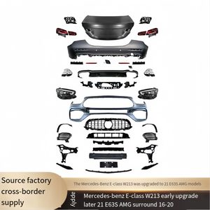Adatto per l'aggiornamento dei paraurti posteriori anteriori kit carrozzeria di grandi dimensioni della 21a generazione E63 SAMG del modello Mercedes-Benz E-Class W213 - Product Image 2