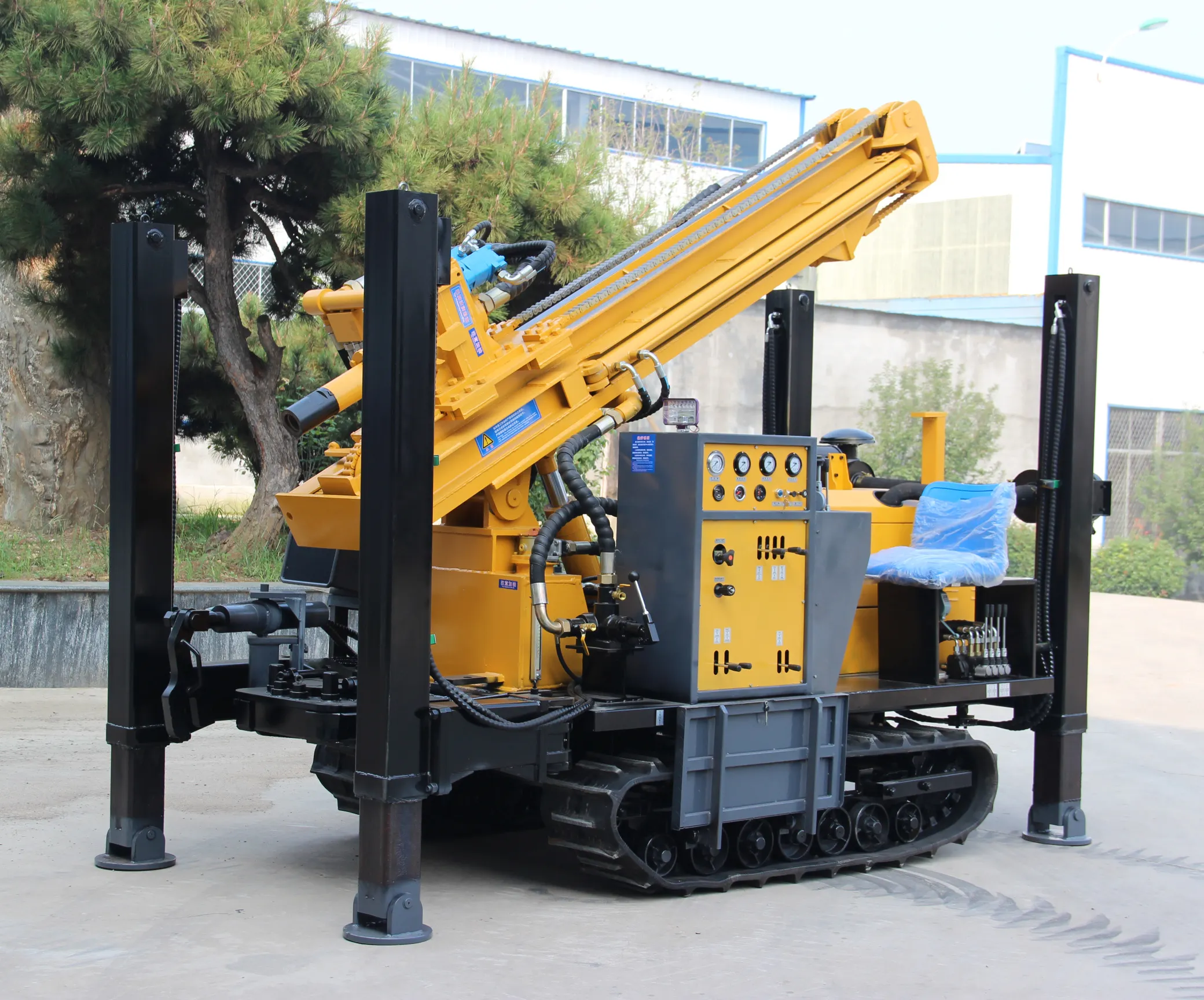 200m Trailer Mounted Water Well Drilling Rig water well drilling rig machine Oilfield Drilling Rig
