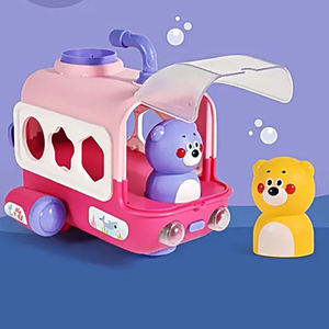 Yeni evrensel subsubtulumları duyusal şekil tanıma erken eğitim müzikli ışık bebek karikatür şekil blok eşleştirme oyuncaklar - Product Image 3