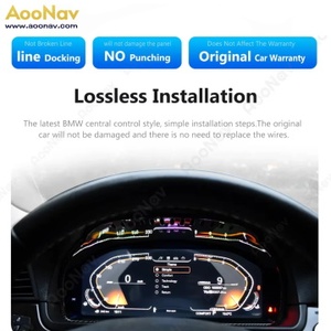 BMW X1 X2 1 serisi 2 serisi için araba LCD dijital 2013-2022 Stereo sanal speedashboard Dashboard Player LINUX LHD RHD - Product Image 2