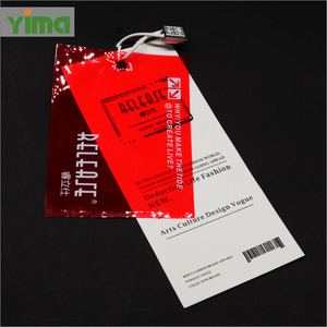 Etiquetas colgantes de papel baratas de diseño personalizado con cuerda para ropa, zapatos, bolsos, nombre, Impresión de logotipo