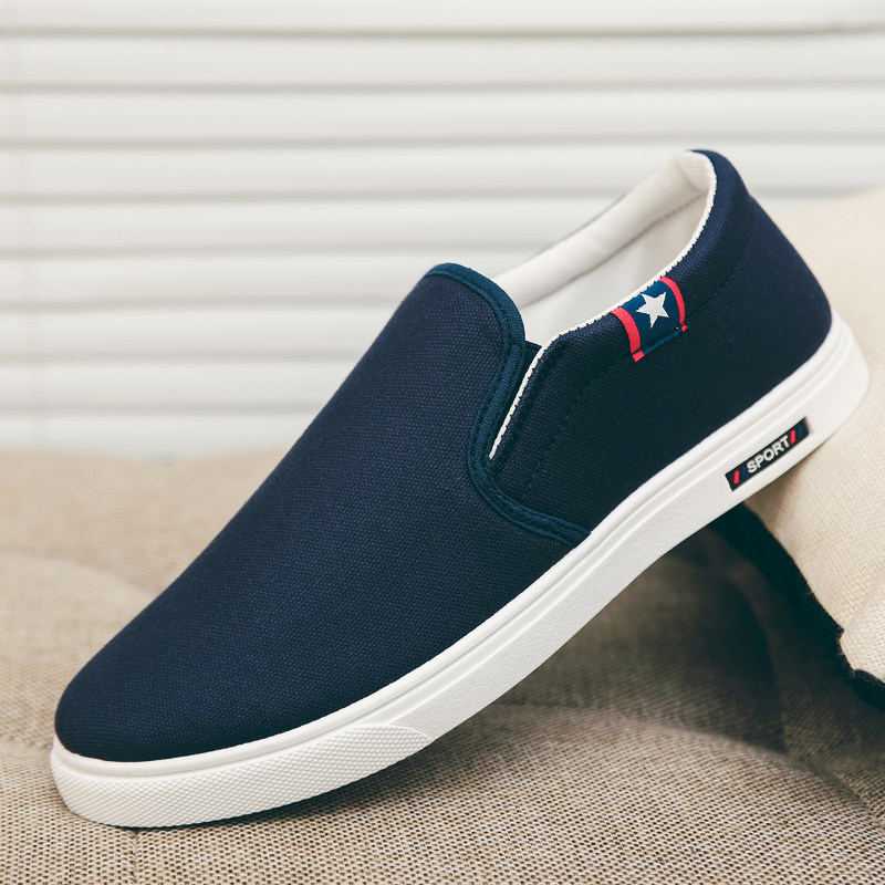 Chaussures slip-on bleues F08