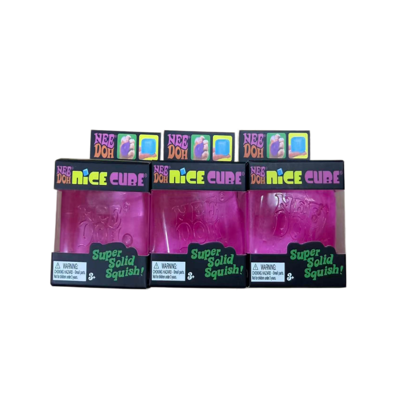 Ensemble de cubes roses