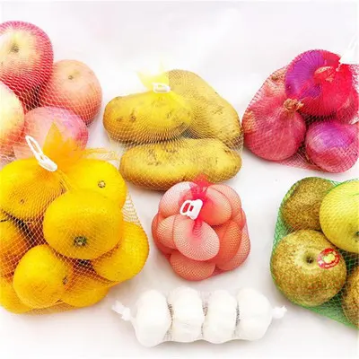 רשת מכולת באיכות גבוהה שקיות רשת ירקות ופירות רשת רשת שימוש חוזר לייצר שקיות עבור ירקות פירות