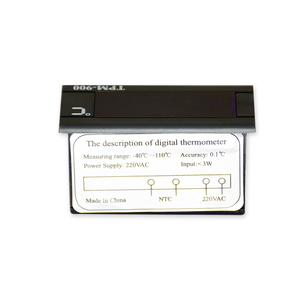 Panel controlador de temperatura LCD digital termómetro TPM900 con sensor NTC