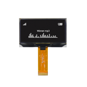 2.42 display oled 128x64 oled lcd i2c oled con leadswhite color dot negativo sfondo nero 3.3V VDD SPI o interfaccia I2C - Product Image 1