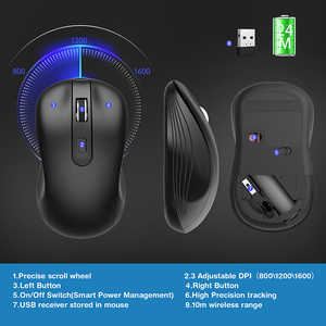 Teclado y ratón inalámbricos USB ergonómico de diseño personalizado, conjunto de teclado y ratón Bluetooth para ordenador de escritorio de España - Product Image 6