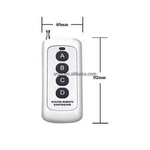 รีโมตควบคุมระยะไกลรหัส1527สำหรับโรงรถประตู433MHz 1 2 4 8ปุ่ม - Product Image 2