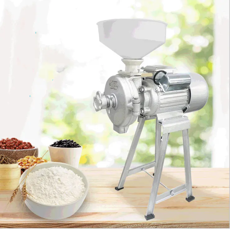 Molinillo de granos húmedo y seco para uso doméstico, máquina de molienda de grano, molinillo de grano pequeño