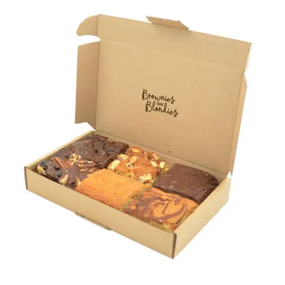 Özel logo baskı fabrika fiyat kraft kağıt ekmek ambalaj gıda kağit kutu kek ve tatlı için