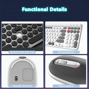 Directo de fábrica al por mayor inalámbrico 2,4G Mini teclado y ratón combinación conjunto ultrafino ordenador Oficina 901 teclado y ratón