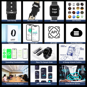 Nhà máy tùy chỉnh không màn hình Smartband 180mAh 100 ngày chờ 24h máu Oxy HRV giám sát GPS chạy cho Android IOS - Product Image 6