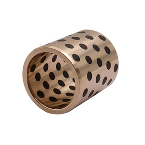 <strong>JDB</strong> High Strength Brass Graphite <strong>Bushing</strong> ID: 18-32mm Wear-resistant Oil-free Graphite <strong>Bushing</strong>. - Product Image 5