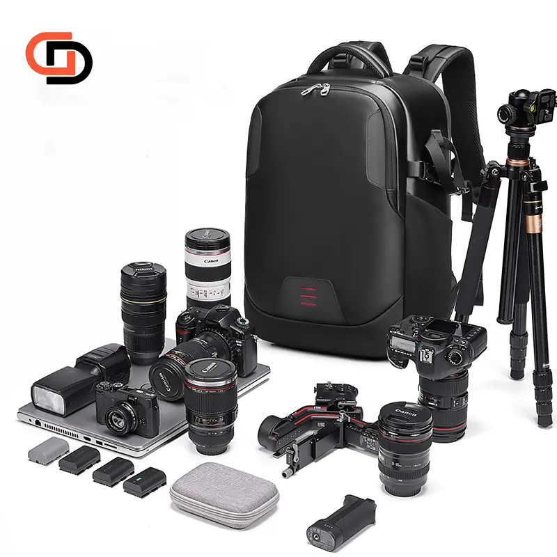 Kamera çantası su geçirmez büyük kapasiteli çift omuz SLR dijital çanta Drone sırt çantası entegre açık profesyonel kamera çantası