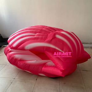 Kırmızı şişme tekne dekorasyon kullanılan şişme dekorasyon kabuk özel renk şişme deniz kabuğu - Product Image 6