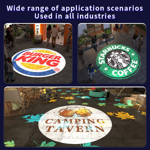 Logo máy chiếu miễn phí tùy chỉnh đèn quảng cáo 100w150w LED gobo ánh sáng dấu hiệu kinh doanh đèn chiếu tường ngoài trời không thấm nước IP67 - Product Image 2