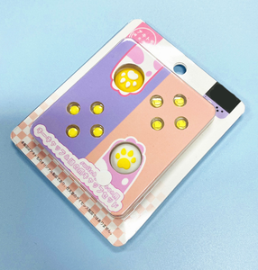 ニンテンドースイッチ用ジョイスティックカバー付きハート型交換用カラフル透明ボタン - Product Image 6