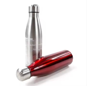 Biểu Tượng Tùy Chỉnh Đôi Tường 304 Thép Không Gỉ Cola Hình Phích Chai Thể Thao Chai Nước - Product Image 5