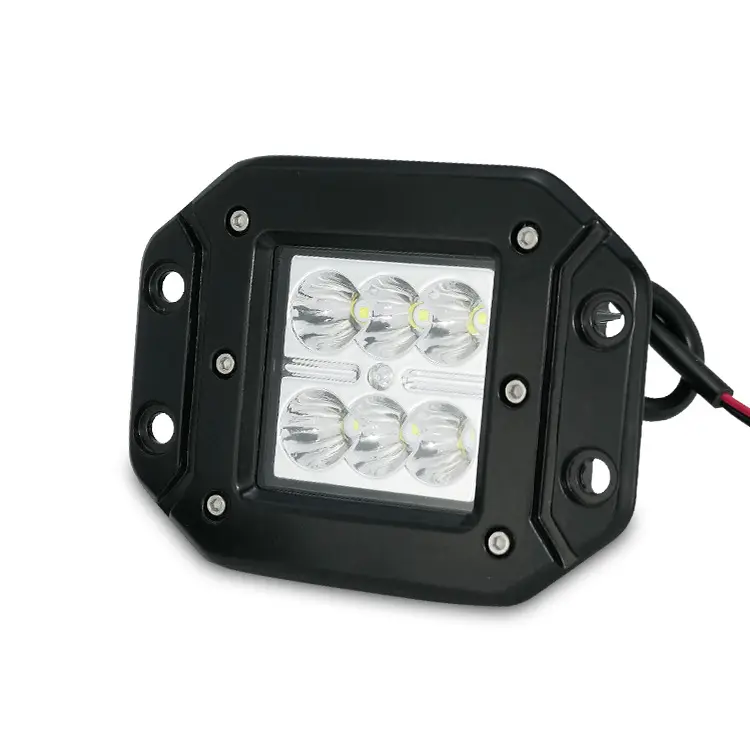 Nhà Máy Giá ánh sáng tại chỗ worklight 5 inch 18W 6500K Led Bar LED 12-35V 50mm độ dày cho xe tải máy kéo SUV Xe LED chiếu sáng