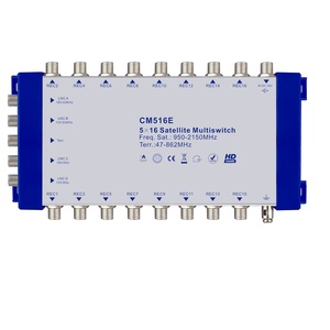 5 in 16 Out衛星マルチスイッチデジタル衛星受信機Disqc 2.0 5入力カスケードスイッチ - Product Image 4