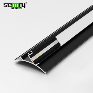 Ofis binaları için Modern LED alüminyum profiller Metal LED şerit profil kanal ışığı - Product Image 4