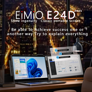 Eimio 14 "Laptop Pantalla extendida 1080P IPS Funciona con 13,3-16" Tipo-C Plug and Play para Windows Mac pantalla extra Laptop - Product Image 2