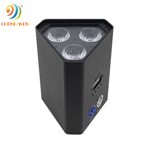 3 uds 18W inalámbrico RGBWA + UV alimentado por batería LED Par puede luces de escenario DMX/IR/APP Control cuerpo de hierro IP65 para uso en almacén y DJ - Product Image 2