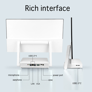 Selling 24 Inch All-In-One <strong>Computer</strong> Core I7 Win Wireless Charging Base Rotary Touch <strong>Monitor</strong> All in One PC - Product Image 4