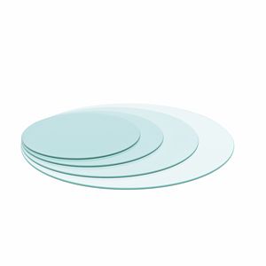 DB 20 "透明钢化玻璃桌面1/4" 厚抛光边缘中空结构显示屏浴室平板浮法玻璃 - Product Image 2