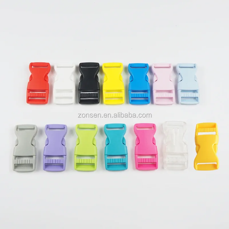 KAM Colored Plastic Side Release Buckle 25ミリメートルAdjustable Quick Release Plastic BucklesためBackpacks 14 ColorsでStock