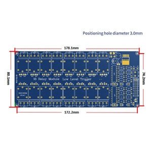 Modulo relè a 16 canali 5V 12V scheda di espansione intelligente con accoppiatore ottico controllo relè Wifi uscita 16 vie relè Modul per Arduino - Product Image 5