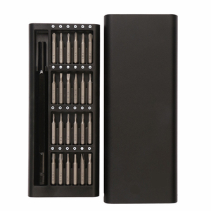 Evrensel çok fonksiyonlu 25 in 1 S2 çelik bakım kombinasyon aracı seti taşınabilir esnek mıknatıs Mini tornavida seti - Product Image 1