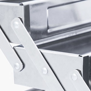 不锈钢工具箱手提箱折叠工具储物盒