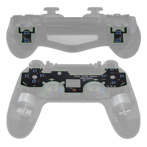 EXtremeRate Gamepad Hombro Cara Dpad Flashshot Botones Stop Kit de clic táctil completo Mod personalizado para controlador PS4 Juegos delgados - Product Image 2