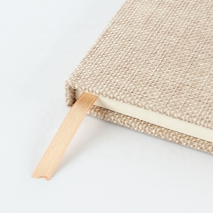 Custom A5 Linen Cover <strong>Notebook</strong> <strong>with</strong> <strong>Elastic</strong> Band or Embroidery Decoration - Product Image 4
