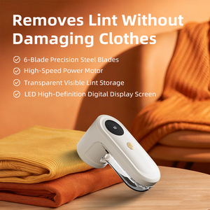 Nhung tái sử dụng cảm thấy tự làm sạch tĩnh điện Hướng dẫn sử dụng 3 trong 1 Mini điện vải Máy cạo râu Type-C Hướng dẫn sử dụng kim loại Lint <span class=keywords><strong>Remover</strong></span> - Product Image 5