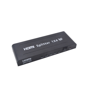 Alta resolución 1080P Full HD 3D Soporte HDMI Splitter 1 Puerto 4 Pantalla HDMI 1 Entrada 4 Salida Divisores y convertidores de video